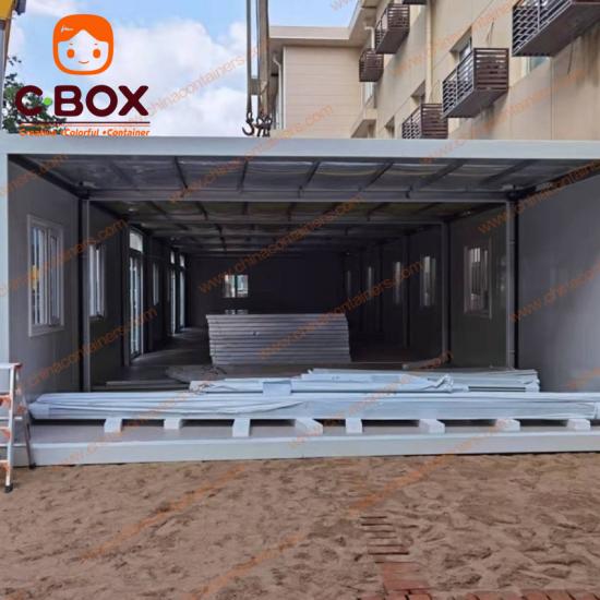 prefab community center container house