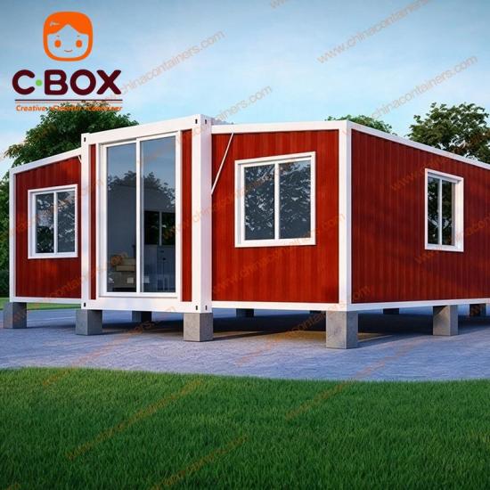 double wing expandable container house