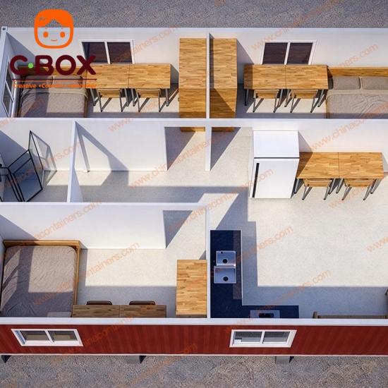 double wing expandable container house