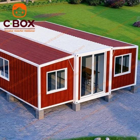 double wing expandable container house