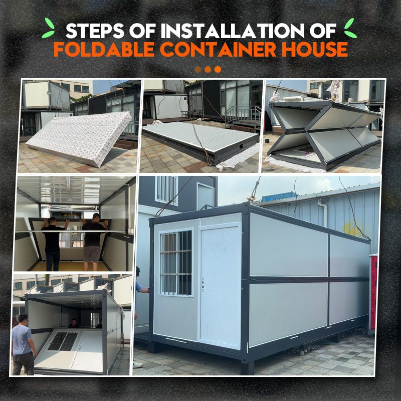 Steps of Installation of Foldable Container House